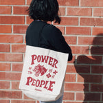 Load image into Gallery viewer, Power to the People tote bag
