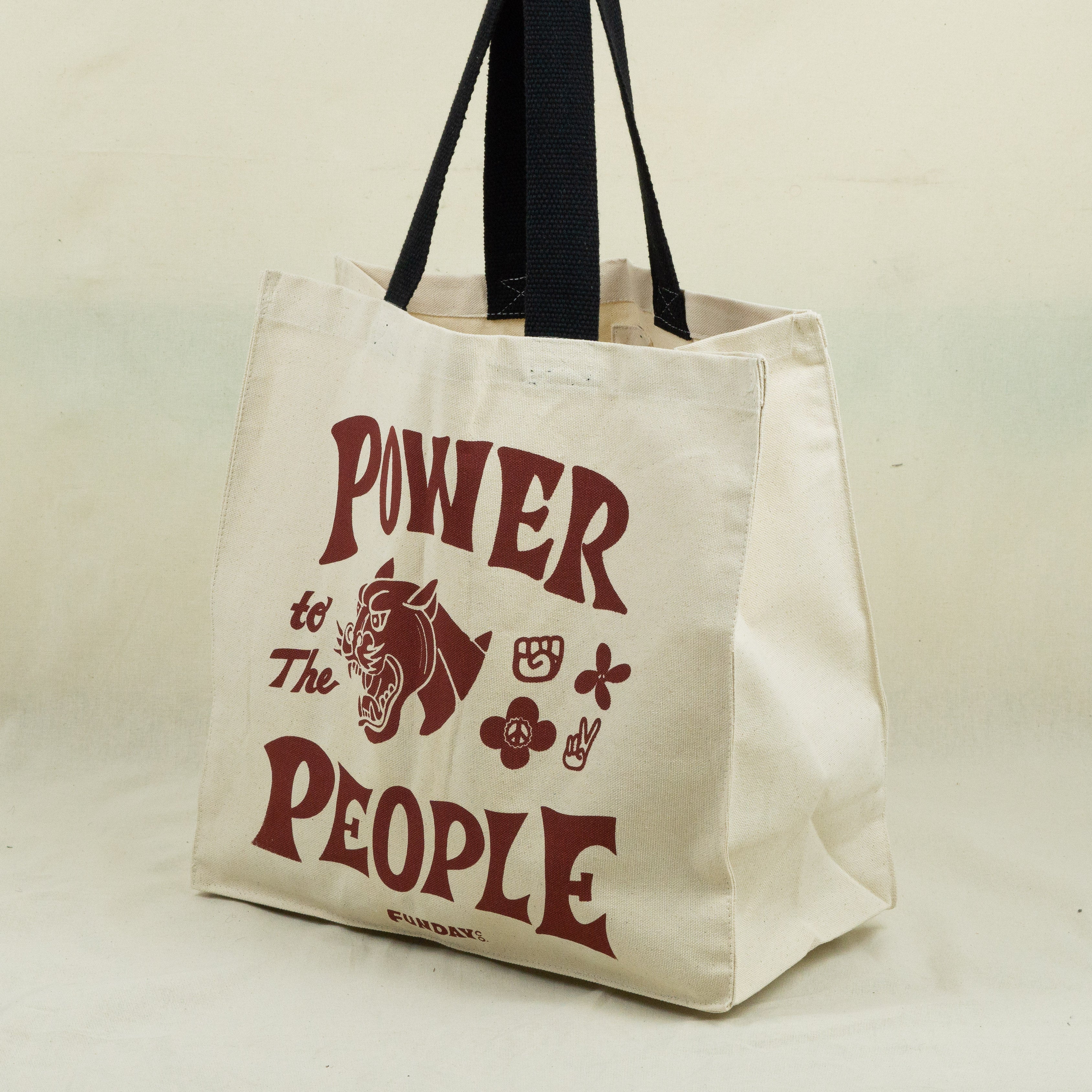 Power to the People tote bag