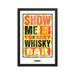 Load image into Gallery viewer, Whisky Bar (Framed poster)
