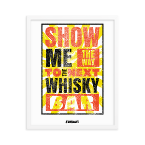Whisky Bar (Framed poster)