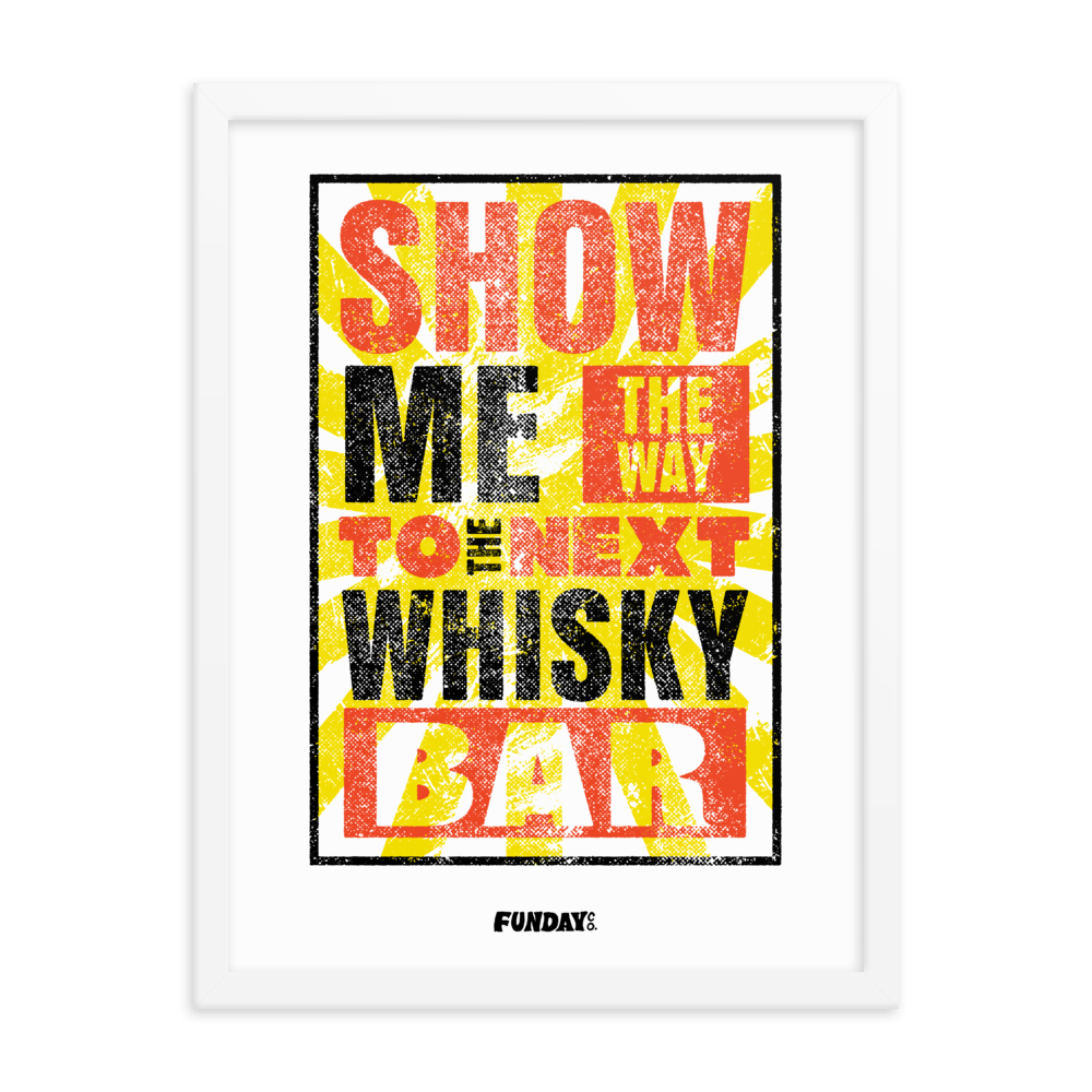 Whisky Bar (Framed poster)