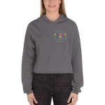 Load image into Gallery viewer, Who loves the sun Crop Hoodie
