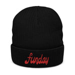 Load image into Gallery viewer, FundayCo. Recycled cuffed beanie
