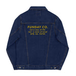 Load image into Gallery viewer, FundayCo. MO Unisex denim jacket
