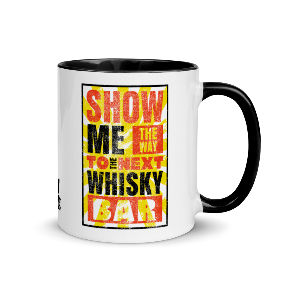 Whisky Bar Mug with Color Inside